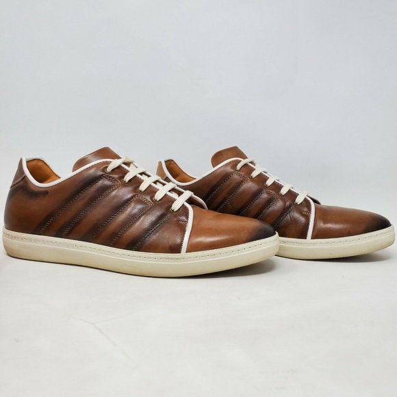 Mezlan Other - MEZLAN MEN'S BALBOA COGNAC HAND BURNISHED CALFSKIN